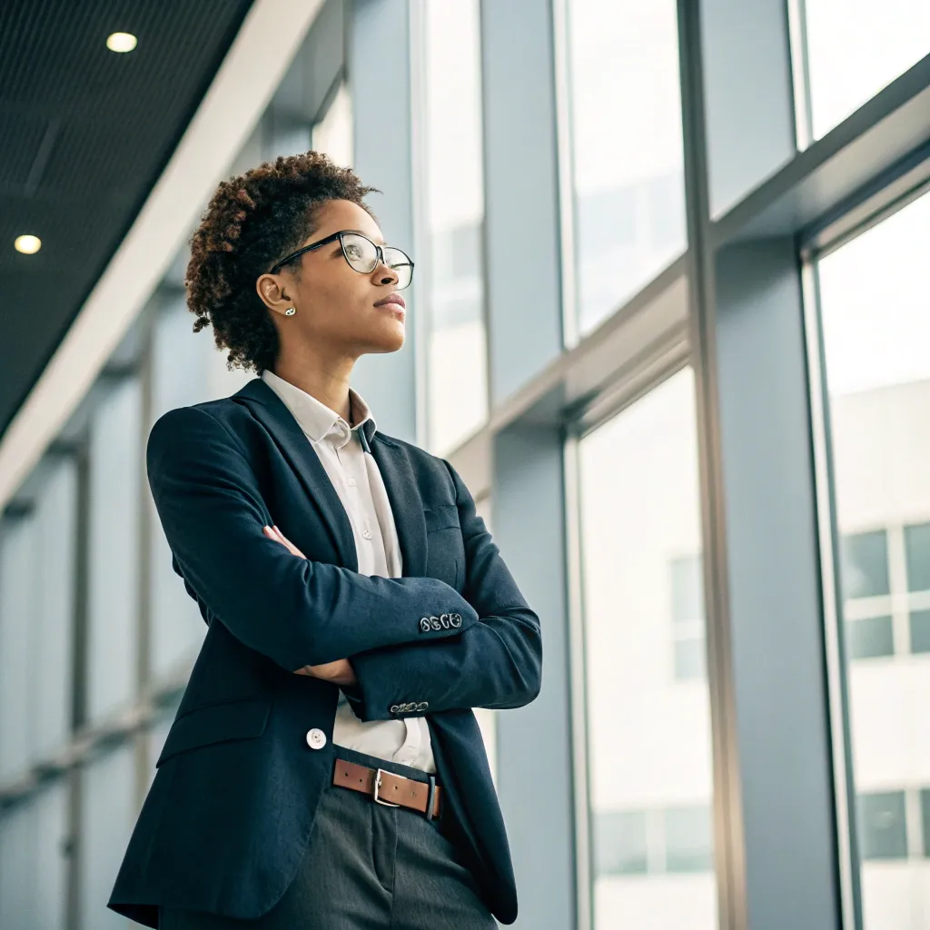 Young entrepreneur with crossed arms